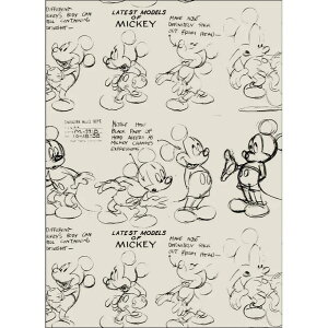 DISNEY | Mickey Mouse Latest Models of Mickey | 30x40cm A[gvg/|X^[ | fBYj[ ~bL[}EX 킢 g k fUC CeA rO