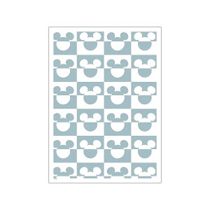 y/[2zDISNEY | Mickey Mouse Blue and White Pattern | 4TCYWJ A[gvg/|X^[ | fBYj[ ~bL[}EX 킢 g k fUC CeA rO