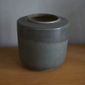 Paradisverkstaden Oland (by Eva Paradis) | Swedish Vintage vase (dark grey) | kBe[W ԕr XEF[f