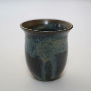 Vintage German Studio pottery (dark brown/blue) | �t�����[�x�[�X | �h�C�c ���B���e�[�W �ԕr �~�b�h�Z���`�����[
