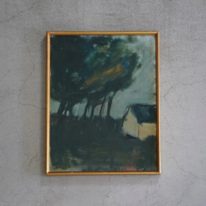 SVEN BJORK (XFEr[N) | Trees and House | Oil painting G k XEF[f ~bhZ`[ MDC