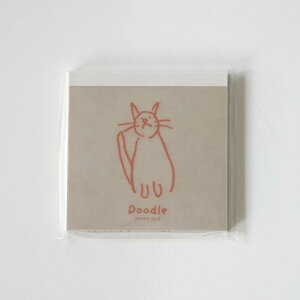 MATOKA (�}�g�J) | MEMO PAD DOODLE | �����p�b�h 90x90mm 100�y�[�W ���� �A�j�}�� ���킢�� �����`