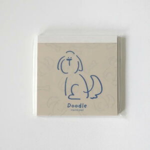 MATOKA (�}�g�J) | MEMO PAD DOODLE | �����p�b�h 90x90mm 100�y�[�W ���� �A�j�}�� ���킢�� �����`