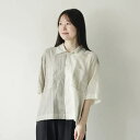 ARTE POVERA | インドパネルストライプ オープンカラーシャツ si...