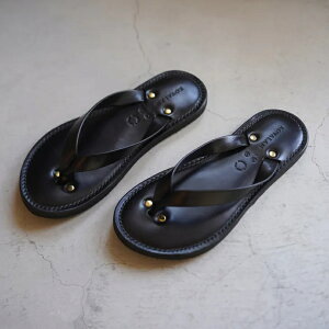 KOVALAM x MORIKA (�����J) | Tongs Sandal -CHROMEXCEL- (black) SM/SL�T�C�Y | �g���O�T���_�� �N�����G�N�Z�� ���U�[�T���_��