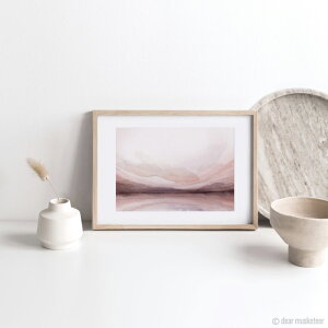 dear musketeer | LANDSCAPE LAKE SUNSET PRINT | A3 A[gvg/|X^[yk CeA z