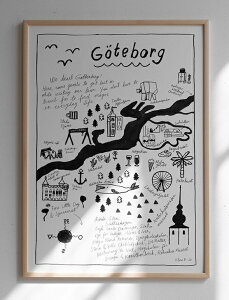 FINE LITTLE DAY | GOTHENBURG POSTER | A[gvg / A[g|X^[ (50x70cm) k G CeA rO  art A[g  킢 v[g fUC |X^[ _ mN 