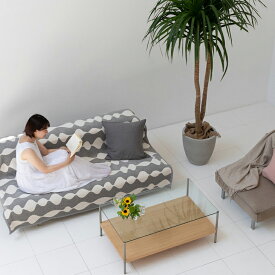 KLIPPAN (クリッパン) | マーガレットローズ (グレー) | シュニールコットン シングルブランケット (140x180cm) 送料無料 北欧