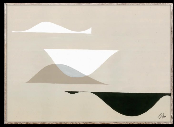 デンマーク コペンハーゲンのPaper Collectiveによるポスター コレクション PAPER COLLECTIVE MUSIC 01 おしゃれ シンプル アートポスター インテリア １着でも送料無料 50x70cm 上等 北欧 アートプリント