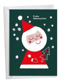 HUMAN EMPIRE | SANTA & TREE GREETING CARD | グリーティングカード クリスマス サンタ