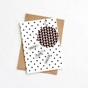 GREENWICH PAPER STUDIO | DECK THE HALLS CHRISTMAS CARD (GPS-38) | O[eBOJ[h NX}X