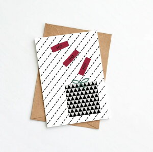 GREENWICH PAPER STUDIO | HO HO HO CHRISTMAS CARD (GPS-37) | O[eBOJ[h NX}X