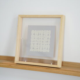 【30x30cm】A.P.J. | クリアボックスフレーム 30角サイズ (ナチュラル/オーク/ホワイト) | 木製額縁 | 30角サイズ 300x300mm 正方形 ナチュラル ギフト 誕生日プレゼント 写真 フォトフレーム インテリア ポスターフレーム フレームのみ 額 北欧 木製 ウッドフレーム