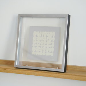 【30x30cm】A.P.J. | クリアボックスフレーム 20角サイズ (シャンパンゴールド/ヘアラインシルバー) | 木製額縁 | 30角サイズ 300x300mm 正方形 ナチュラル ギフト 誕生日プレゼント 写真 フォトフレ