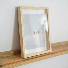 【A4】A.P.J. | アートボックスフレーム A4サイズ 6色展開 | 木製額縁 | A4 (210x297mm) 平面 立体 フィギュアBOX フラワーアレンジメント ナチュラル ギフト 誕生日プレゼント 写真 フォトフレーム インテリア ポスターフレーム フレームのみ 額 北欧