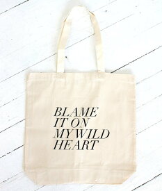 FIELDGUIDED | BLAME IT ON MY WILD HEART | トートバッグ | TOTE BAG