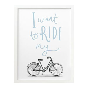yAEgbgzOLD ENGLISH CO. | RIDE MY BIKE PRINT - BIKE/CYCLING PRINT (storm/white background) | A3 A[gvg/|X^[yh k Vv CeAz