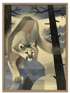 �ySALE �Z�[���zHUMAN EMPIRE | DIETER BRAUN | MOUNTAIN LION POSTER | �|�X�^�[ (50x70cm)