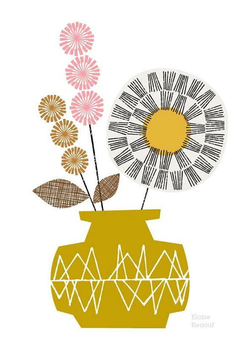 誠実 Eloise Renouf Vase No 2 A3 アートプリント ポスター Rutanternate Kemenkumham Go Id