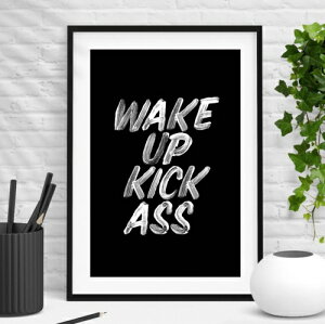 �ySALE �Z�[���zTHE MOTIVATED TYPE | WAKE UP KICK ASS | A3 �A�[�g�v�����g/�|�X�^�[