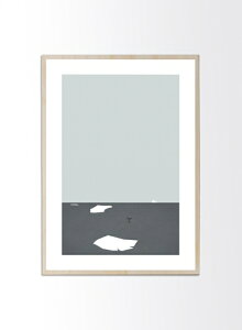 STUDIO FAZZOLETTO | WHALE SOLITUDE | �A�[�g�v�����g/�|�X�^�[ (50x70cm)�y�k�� �f���}�[�N �V���v�� �������z
