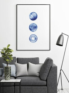 ySALE Z[zPROJECT NORD | LES LUNES BLEUES POSTER | A[gvg/|X^[ (50x70cm)yk f}[N Vv z