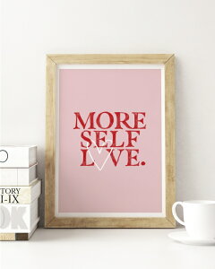 THE LOVE SHOP | MORE SELF LOVE (pink) | A4 A[gvg/|X^[yk Vv  CeA [֑z