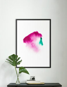 �ySALE �Z�[���zNOUROM | WATERCOLOR DROPS #4 | A3 �A�[�g�v�����g/�|�X�^�[�y�k�� �V���v�� �~�j�}�� �C���e���A �������z