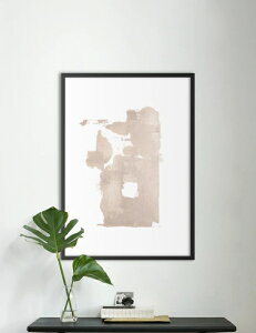 NOUROM | BEIGE ABSTRACT #3 | A3 A[gvg/|X^[yk Vv ~j} CeA z