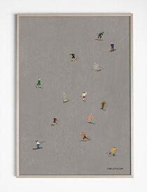 FINE LITTLE DAY | SKIERS POSTER | アートプリント/ポスター (40x50cm) 北欧 シンプル ウォールインテリア インテリア おしゃれ ギフト 壁 誕生日プレゼント 玄関 ポスター リビング アート アートパネル 寝室 壁掛け おしゃれ 新生活 アートボード インテリア アート
