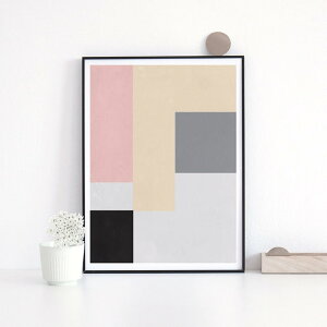 LOVELY POSTERS | RECTANGLE & GEOMETRIC ART | A[gvg/|X^[ (50x70cm)yk Vv z