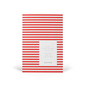 【メール便送料無料】NOTEM | VITA NOTEBOOK SMALL (bright red) | ノートブック 罫線【北欧 デンマーク シンプル】