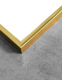 【50x70cm】GOLD ALMINIUM FRAME | ゴールドアルミニウムフレーム | 50x70cm【ポスターフレーム アルミ額縁】