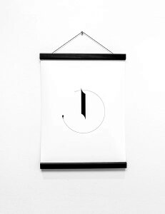MAGNETIC POSTER HANGER (black) | ubNEbh|X^[nK[ (50cm)yk ؐ Ǌ| fR[Vz