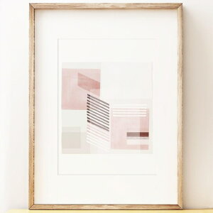 SHAPE COLOUR PATTERN | Abstract wall art print 'Intermission' | A3 A[gvg/|X^[yk _ CeA z