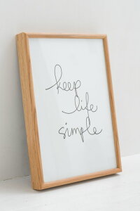 DENTO (デント) | TIPO (oak) A3 | 国産無垢ウッドフレーム ポスターフレーム 額縁 オーク ギフト ナチュラル 玄関 a3 フォトフレーム リビング シンプル フレーム がくぶち 引越し 寝室 壁掛け おし