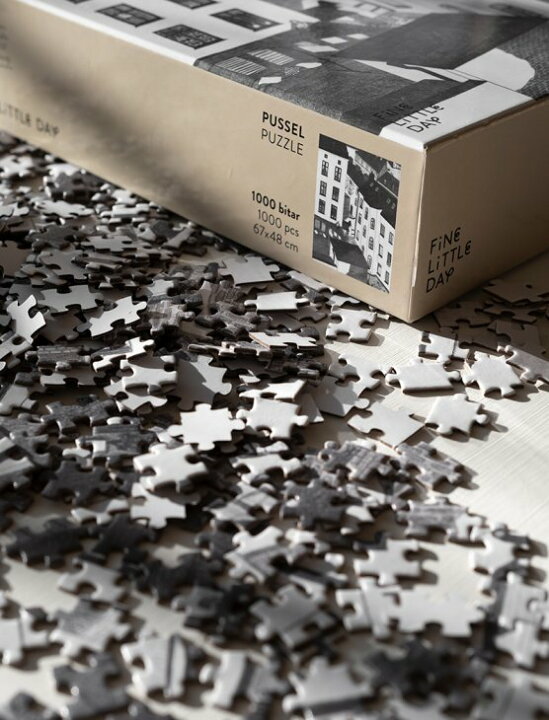 楽天市場 Fine Little Day Gardsutsikten Puzzle 1000 Pcs ジグソーパズル 北欧 雑貨 インテリア リビング おしゃれ 北欧雑貨と音楽 Hafen ハーフェン