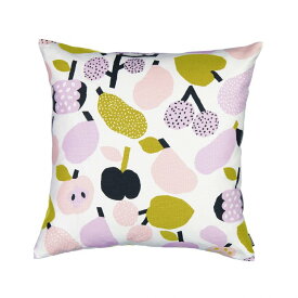 KAUNISTE (カウニステ) | TUTTI FRUTTI CUSHION COVER (オリーブグリーン) | クッションカバー