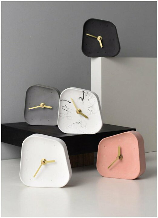 楽天市場】【SALE セール】FOOKYOU | Irregular Cement Clock 