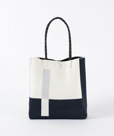 Tricote | ラインニットトートバッグ (white) | バッグ【トリコテ シンプル おしゃれ】