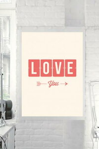 �ySALE �Z�[���zTHE MOTIVATED TYPE | FLIP CLOCK LOVE YOU | A3 �A�[�g�v�����g/�|�X�^�[