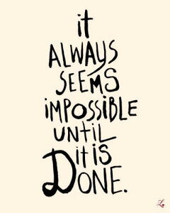 �ySALE �Z�[���zTHE LOVE SHOP | IT ALWAYS SEEMS IMPOSSIBLE UNTIL IT IS DONE | A3 �A�[�g�v�����g/�|�X�^�[�y�k�� �V���v�� ������� �C���e���A�z