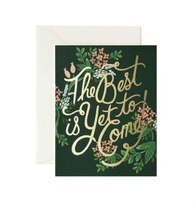 RIFLE PAPER CO. | THE BEST IS YET TO COME�iNO.GCM064�j| �O���[�e�B���O�J�[�h