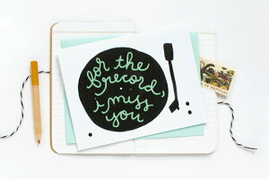 ALISA BOBZIEN | MISS YOU TURNTABLE CARD | �O���[�e�B���O�J�[�h