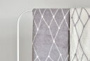 【SALE 20%オフ】bastisRIKE | THE GRID - COTTON BLANKET (grey) | ブランケット ランキングお取り寄せ