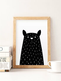 【SALE セール】NORSE KIDS | BEAR PRINT (black) | A3 アートプリント/ポスター