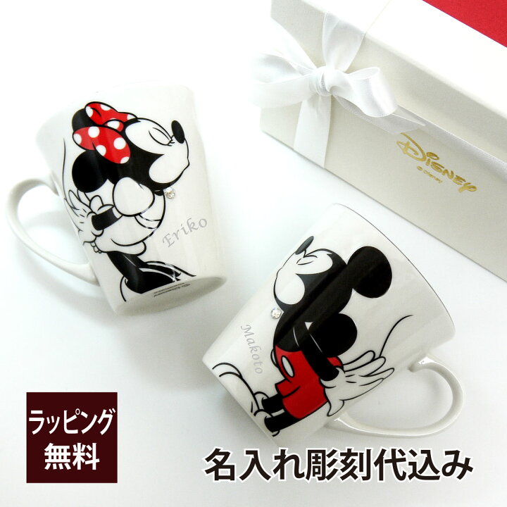 楽天市場】Disney ディズニー ミッキー ミニー ペア スワロフスキー 