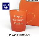 ル・クルーゼ LE CREUSET ネオ・マグ オレンジ 名入れ彫刻代込みラッピング無料 正規品誕生日 母の日 名前 マグカップ…
