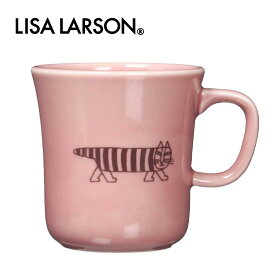 リサラーソン LisaLarson ラインアート マグカップ マイキー 日本製 北欧 マグカップ かわいい ピンク 人気 パステル 300ml 大きめ 電子レンジ対応 猫 キャット プレゼント ギフト ラッピング無料［名入れなし］