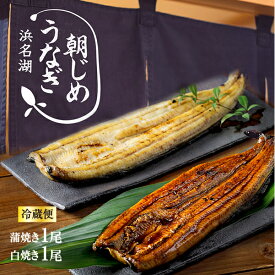 お歳暮 うなぎ 朝じめうなぎ 蒲焼き1尾 白焼き1尾 コンビセット (1尾約150g×2） 【冷蔵便】 国産うなぎ長蒲焼き 発送当日の朝に活鰻をさばいてお届け！ 食べ物 食品 母の日 お中元 贈答 ギフト